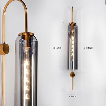 Aurora Glass Wall Light