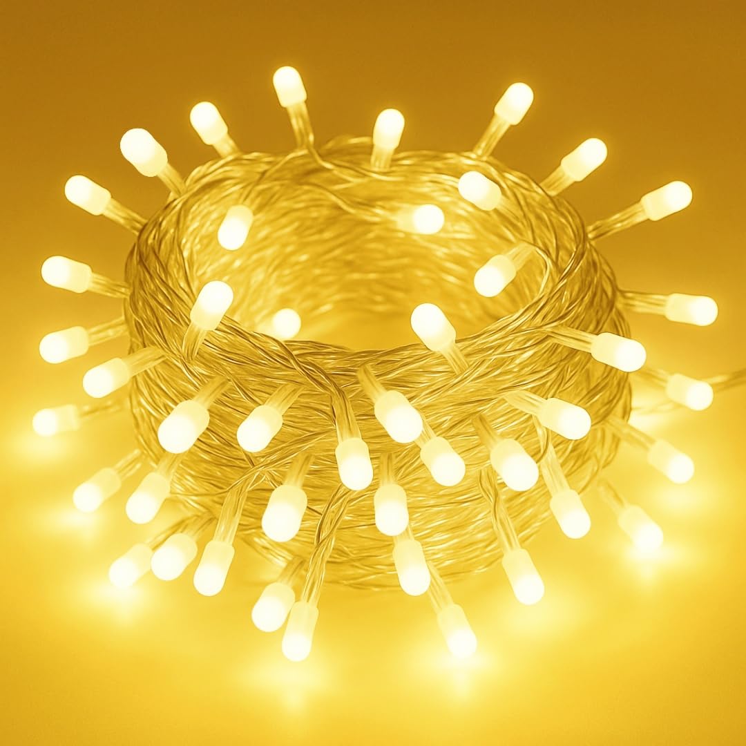 LED Fairy String Lights – 10 Meter (Warm White) 10 Pices combo